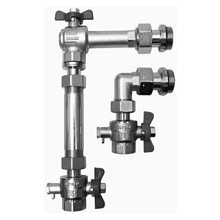 Anschluss-Set WMZ vert.1"-130 Überg.5/4"