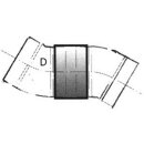 Verbindungsrohr für Formstück d= 125mm