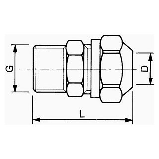 TA 358 Verschraubung 1/2"AGx12mm