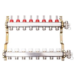 Jet-Edelstahlverteiler 1" Topmeter 5Gr.