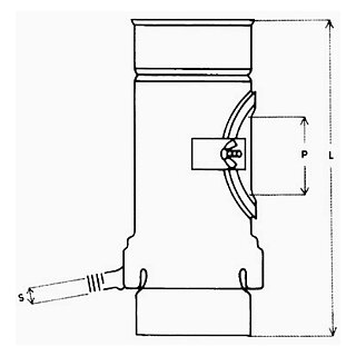 Kondensatabscheider mit PD V4A 153mm