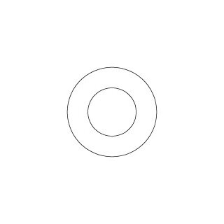 Rosette Doppelwandisolierung CN 253mm