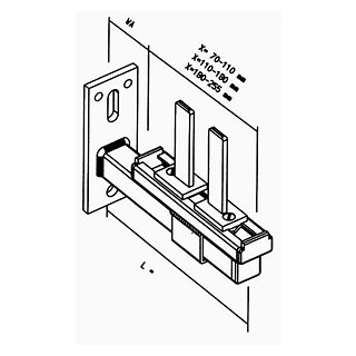 SK-Wandträger 144/N.250/110-180