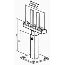 SK-Bodenständer 150/N.180/180-255