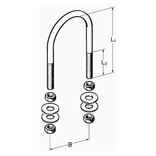 Sikla Rundstahlbügel M12-8"