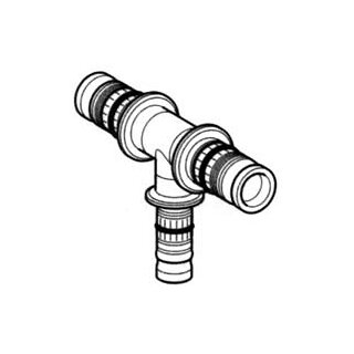 Mepla T-Stück 90° 75-26