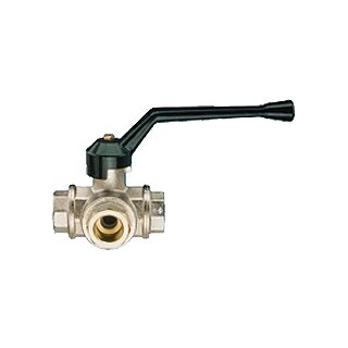 Meier Tobler Jet Range Dreiweg-Kugelhahn mit T-Bohrung 11/2