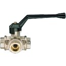 Meier Tobler Jet Range Dreiweg-Kugelhahn mit T-Bohrung 11/2