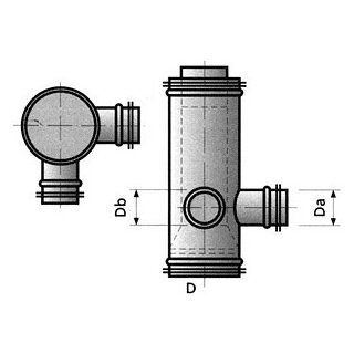 Lindab Spiro Schall- /Geruchsdämpfer 150/125/100