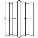 BMK Muffe für Rohre 280 mm