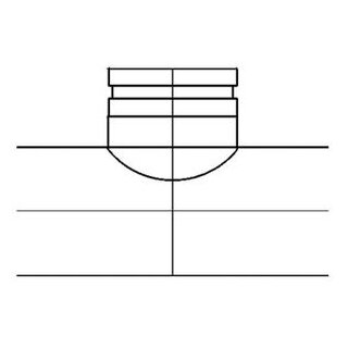 BMK Sattelstück 90° zentriert 180-180 mm