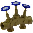 Softwater Verschneidarmatur 3-Hahnen IG DN 32-1 1/4