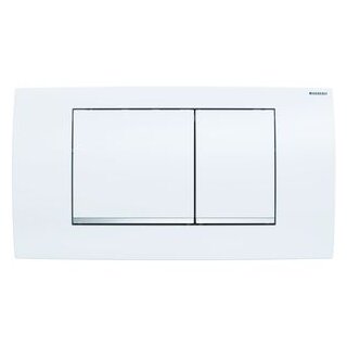Geberit Twinline30 Betätigungsplatte mattchrom / glanzchrom / mattchrom