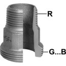 GF Einschraubteil, flachdichtend, Nr. 376 1/2 verzinkt