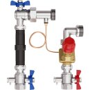 Danfoss Anschlussset WMZ vertikal DN20 Vmax. 600 l/h, Dp...