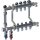 Meier Tobler metalplast Inox-Verteiler mit WMZ 1x1/2 2K. + 12/16 mm