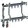 Meier Tobler metalplast Inox-Verteiler mit WMZ 1x1/2 12K. + 12/16 mm