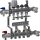 Meier Tobler metalplast Inox-Verteiler SC ohne WMZ 1x1/2 2K. + 12/16 mm