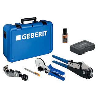 Geberit FlowFit Handpresszange in Koffer d16/20/25/32/40mm