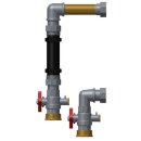 Meier Tobler Anschlussgarnitur vertikal 1 - 130 mm