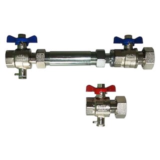 Meier Tobler WMZ Anschluss-Set horizontal 3/4 x 110 mm