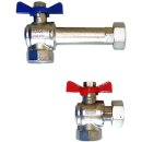 Meier Tobler Anschluss-Set vert. Eckkugelhahn 1 IG x 1...