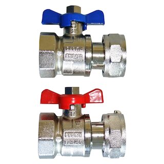 Meier Tobler Anschluss-Set horizontal 1 IG x 1 1/4 ÜwM