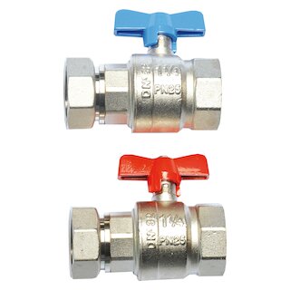 Meier Tobler Kugelhahnset G1 1/4 x 1 1/4 IG
