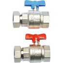 Meier Tobler Kugelhahnset G1 1/4 x 1 1/4 IG