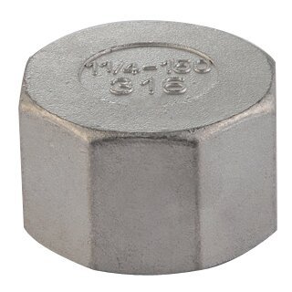 Hess-Metalle INOX Kappe Hexagon 3/8