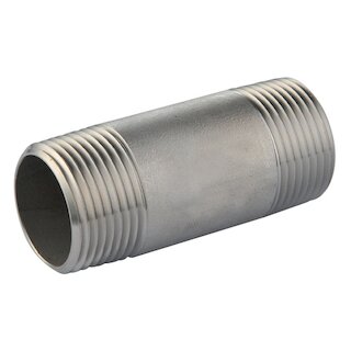 Hess-Metalle INOX Langnippel 80 mm, 1 1/4