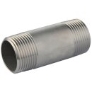 Hess-Metalle INOX Langnippel 80 mm, 1 1/2