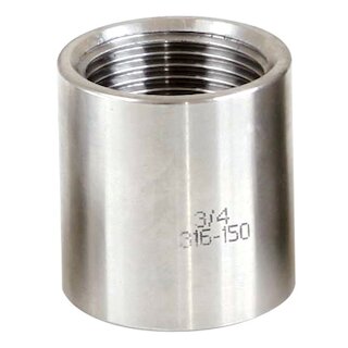 Hess-Metalle INOX Gewindenippel 43 mm, 1
