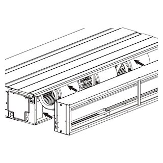 Mitsubishi Electric Plasma Quad Connect Montagebox zu Kanalgeräte (Kanal-Kit) PAC-KE91PTB-E